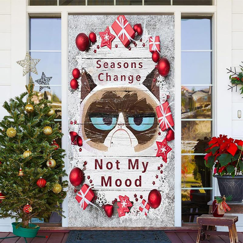 Aperturee - Garfield Seasons Change Gifts Christmas Door Cover