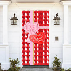 Aperturee - Gift Box Bow Tie Hearts Valentines Day Door Cover