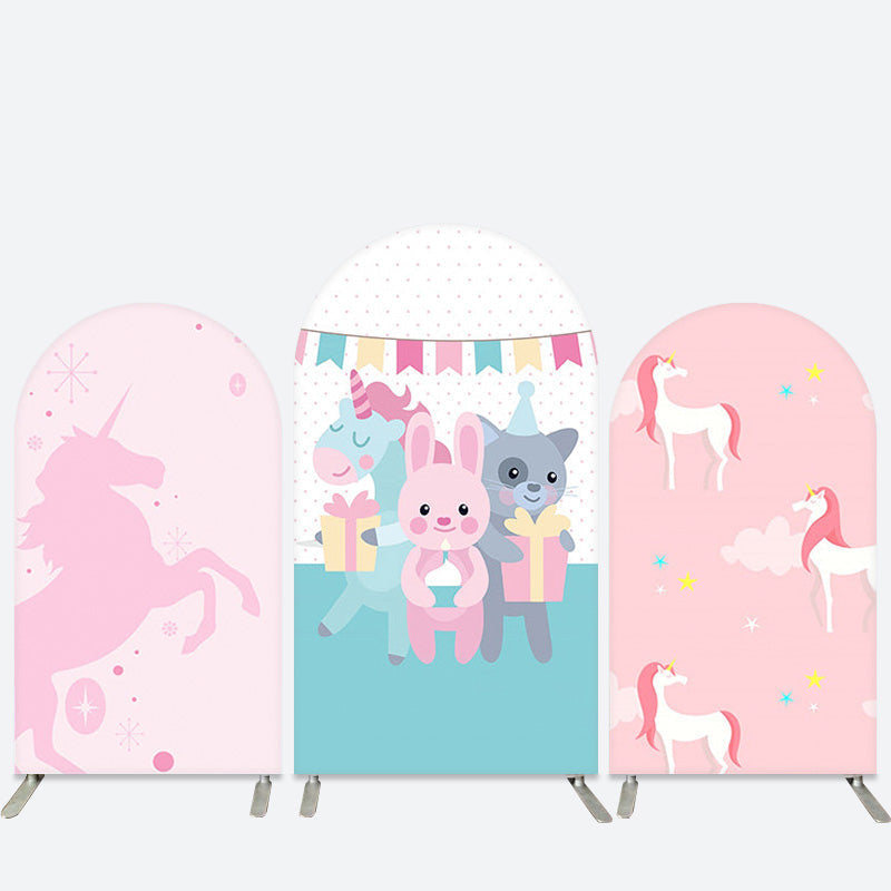 Aperturee Gift Unicorn Arch Backdrop Kit For Birthday Party