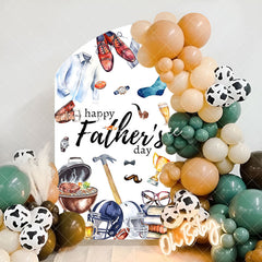 Aperturee - Gifts Rugby Fathers Day Convex Oblique Arch Backdrop