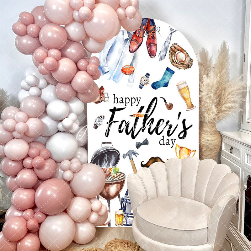 Aperturee - Gifts Rugby Fathers Day Semicircle Arch Backdrop