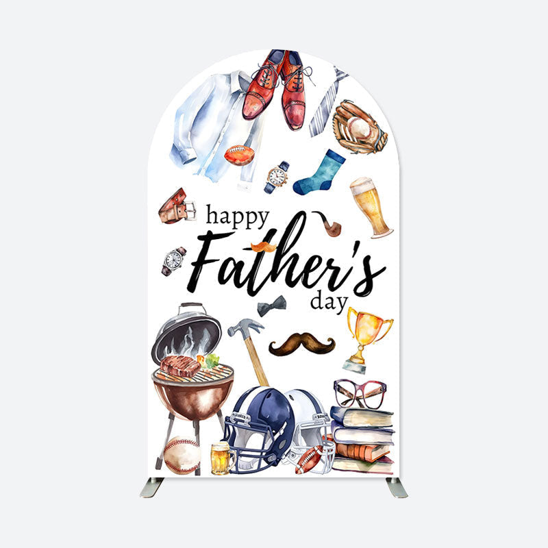 Aperturee - Gifts Rugby Fathers Day Semicircle Arch Backdrop