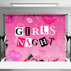 Aperturee - Girls Night Pink Lips And Lipstick Dance Backdrop