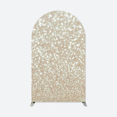 Aperturee - Glitter Bokeh Dance Party Double Sided Arch Backdrop