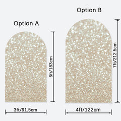 Aperturee - Glitter Bokeh Dance Party Double Sided Arch Backdrop