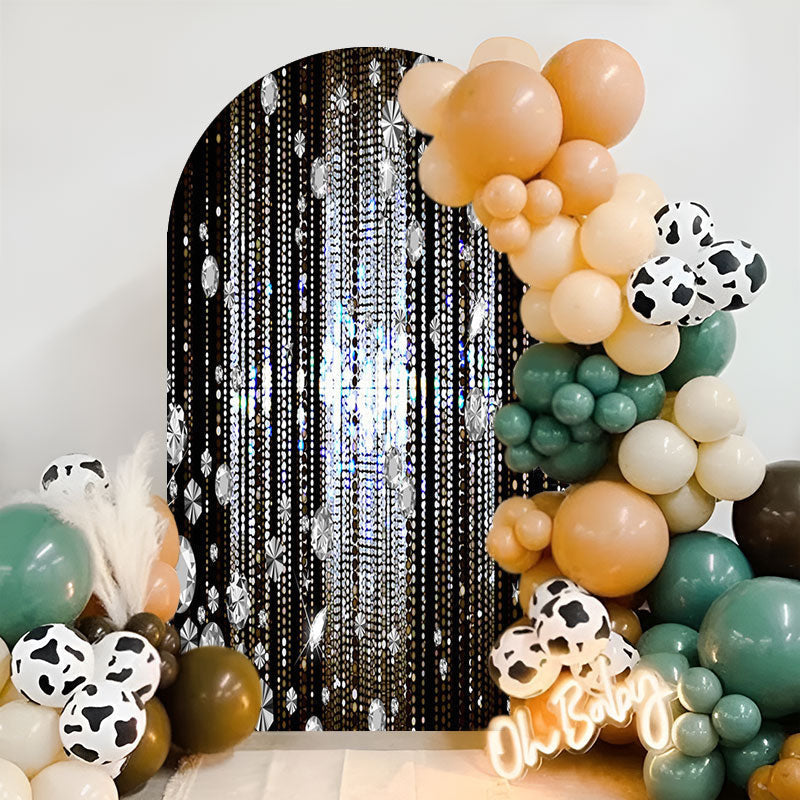 Aperturee - Glitter Diamond Party Photo Studio Chiara Arch Backdrop