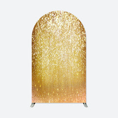 Aperturee - Glitter Gold Dance Party Double Sided Arch Backdrop