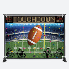 Aperturee - Go Fight Touch Down Football Field Sport Backdrop