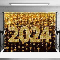 Aperturee - Gold Bokeh Cheers To The New Year 2023 Backdrop