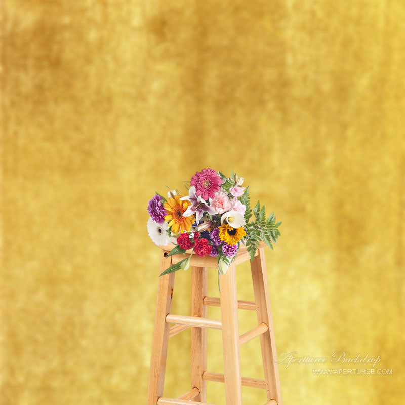 Aperturee - Gold Foil Abstract Textured Photography Backdrop