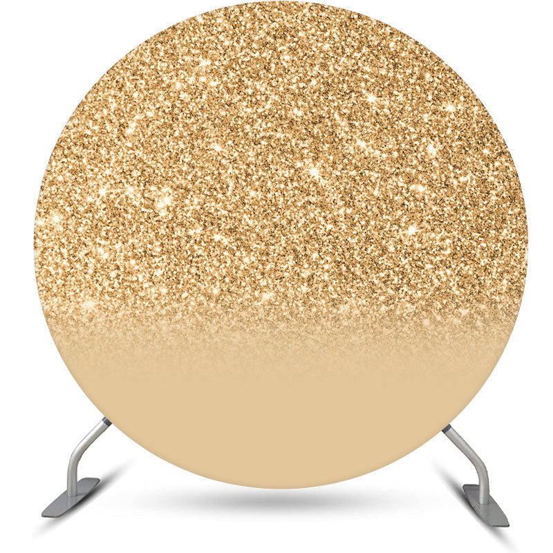 Lofaris Gold Glitter Backdrop Kit For Birthday Party Decoration