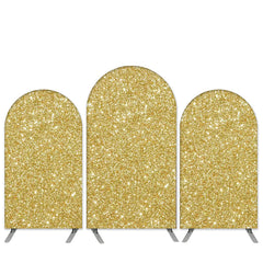 Aperturee Gold Glitter Birthday Party Arch Backdrop Kit Banner