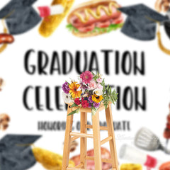 Aperturee - Grad Celebration Barbecue Party Photo Studio Backdrop