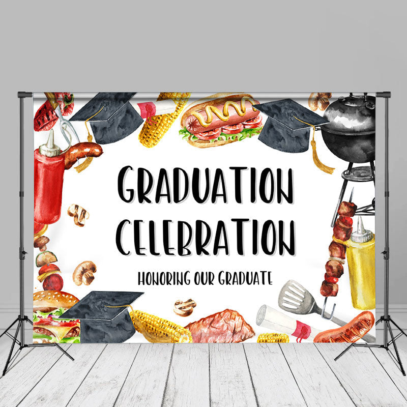 Aperturee - Grad Celebration Barbecue Party Photo Studio Backdrop