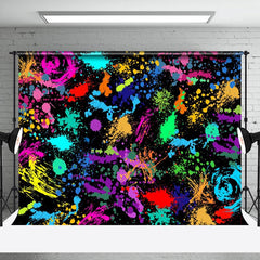 Aperturee - Graffiti Colorful Splash Pattern Party Backdrop