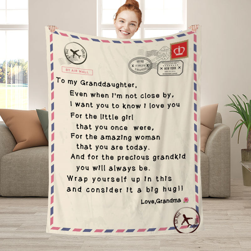 Lofaris Granddaughter¡¯s Gift - Warm Letter Blanket