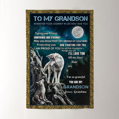 Lofaris Grandson¡¯s Gift - Wolf Moon Blanket