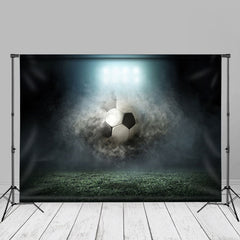 Aperturee - Grass Soccer Dust Sports Backdrop For Photography