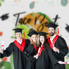 Aperturee - Green Cactus Taco Boat A Graduation Photo Backdrop