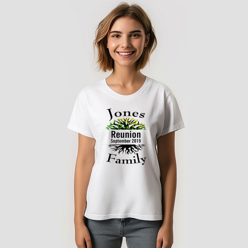 Aperturee - Green Custom Tree Family Reunion Tee Shirt