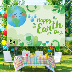 Aperturee - Green Nature Recycle Eco Happy Earth Day Backdrop