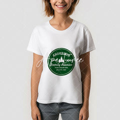 Aperturee - Green Retro Family Reunion Trip Pine Trees T-Shirt