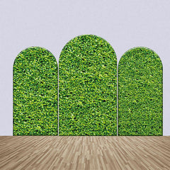 Aperturee - Greenery Leaves Spring Theme Decor Arch Backdrop Kit