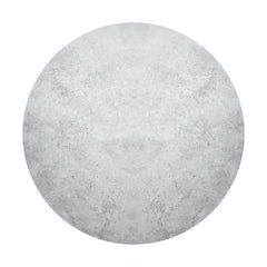 Aperturee - Grey Round Happy Birthday Backdrop For Party