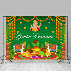 Aperturee - Gruha Pravesam Indian Traditional Party Backdrop