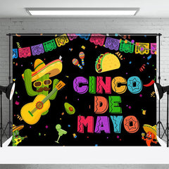 Aperturee - Guita Cactus Cinco De Mayo Mexican Fiesta Backdrop