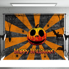 Aperturee - Halloween Pumpkin Decoration Backdrop for Party