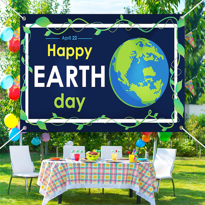 Aperturee - Happy Earth Day Photo Theme Save The Nature Backdrop