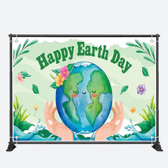 Aperturee - Happy Earth Day Save Planet Green Party Backdrop