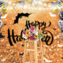 Aperturee - Happy Halloween Bokeh And Balloons Halloweem Backdrop