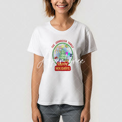 Aperturee - Happy Holidays Xmas Retro Family Reunion T-Shirt