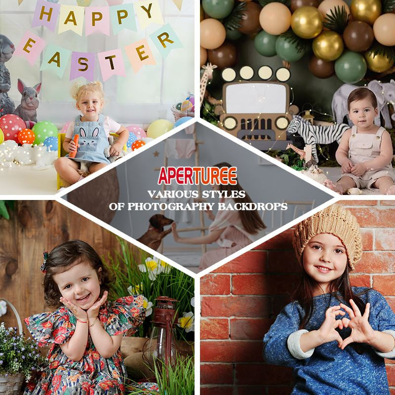 Aperturee - Harlequin Colorful Walls Birthday Photo Backdrop