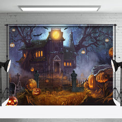 Aperturee - Haunted House Scary Pumpkin Lantern Halloween Decor