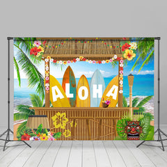 Aperturee - Hawaii Beach Aloha Luau Summer Dance Party Backdrop