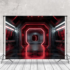 Aperturee - High - Tech Spaceship Red Warrior Channel Photo Backdrop