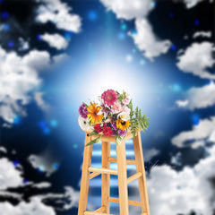 Aperturee - Holy Light Paradise Stairway Cloud Funeral Backdrop