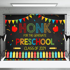 Aperturee - Honk For The School Preschool Graduation Backdrop