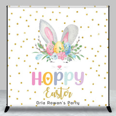 Aperturee - Hoppy Easter Rabbit Ear Custom Birthday Backdrop