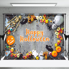 Aperturee - Horror Vibe Photography Candy Happy Halloween Backdrop