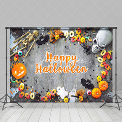 Aperturee - Horror Vibe Photography Candy Happy Halloween Backdrop