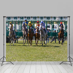 Aperturee - Horse Racing Course Kentucky Derby Party Backdrop