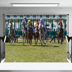 Aperturee - Horse Racing Course Kentucky Derby Party Backdrop