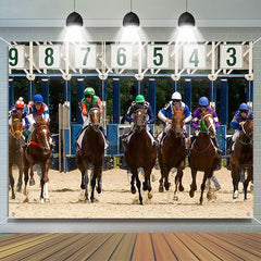 Aperturee - Horse Racing Course Kentucky Derby Party Backdrop