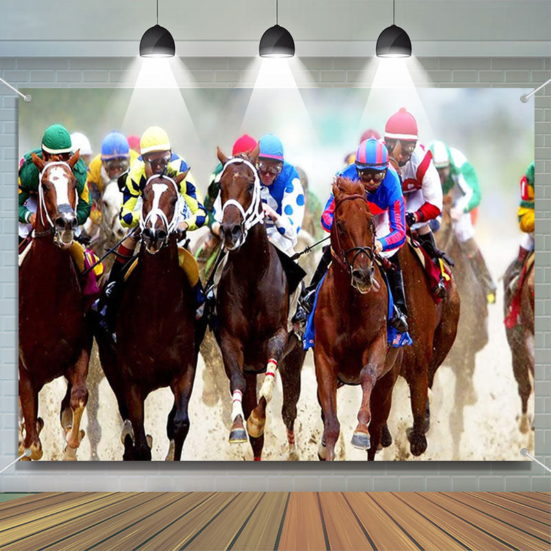 Aperturee - Horse Racing Live Kentucky Derby Party Backdrop