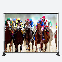 Aperturee - Horse Racing Live Kentucky Derby Party Backdrop