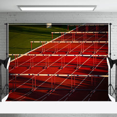 Aperturee - Hurdle Red Runway Paris 2024 Sport Olympic Backdrop